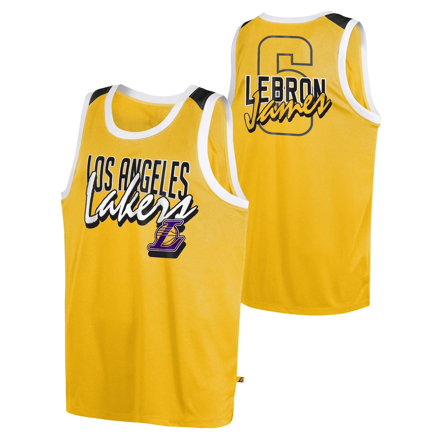 Los Angeles Lakers Lebron James Jersey Geel sold by Burned Sports product image thumbnail 3