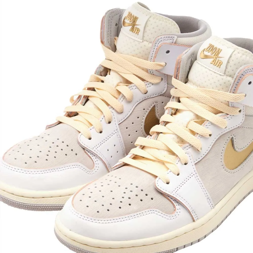 Air Jordan 1 Zoom CMFT 2 White Metallic Gold sold by Burned Sports product image thumbnail 4