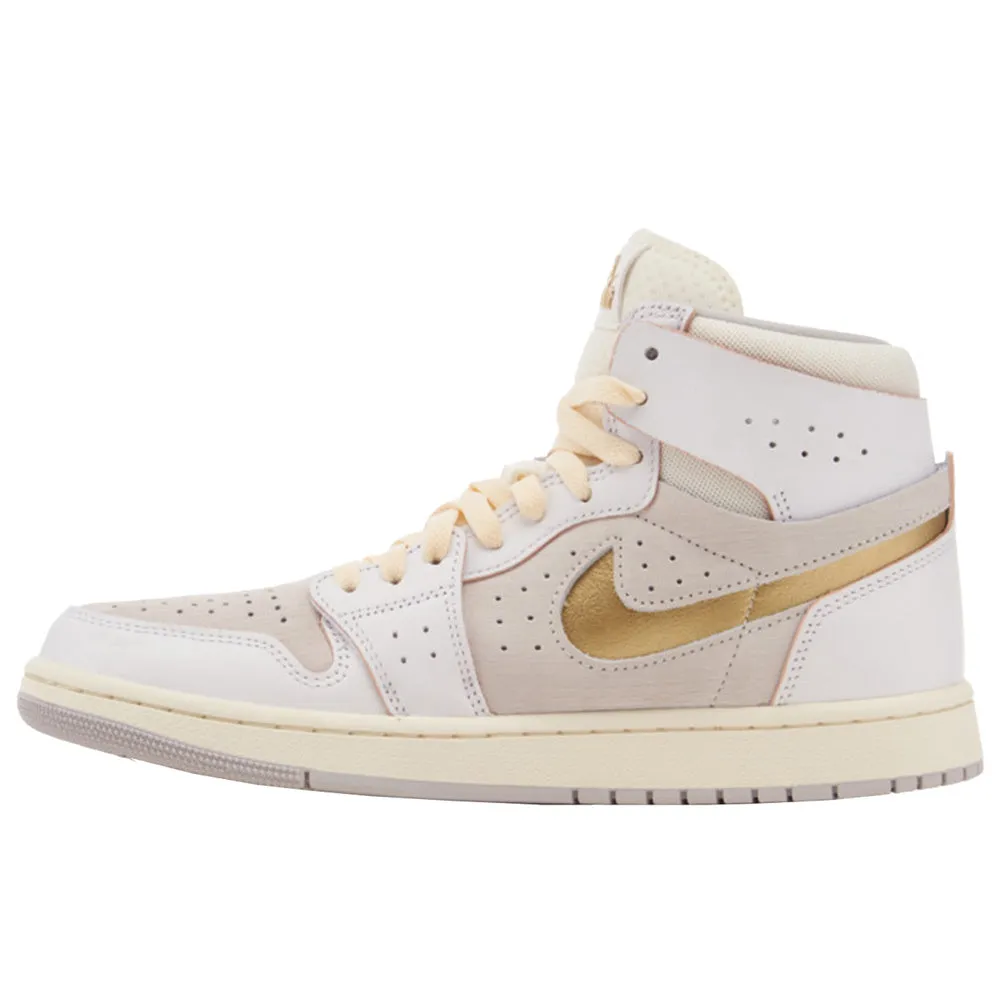 Air Jordan 1 Zoom CMFT 2 White Metallic Gold sold by Burned Sports product image thumbnail 2