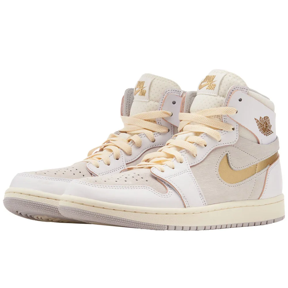 Air Jordan 1 Zoom CMFT 2 White Metallic Gold sold by Burned Sports product image thumbnail 3