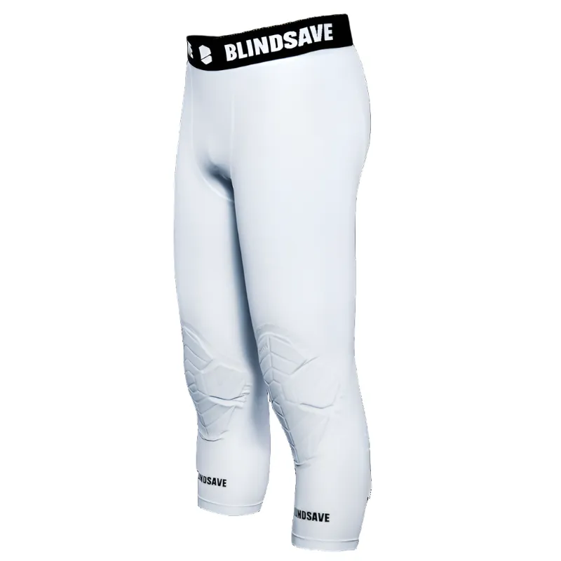 Protective 3/4 tights with knee padding sold by Burned Sports product image thumbnail 2