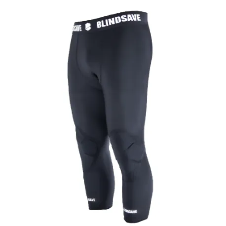 Protective 3/4 tights with knee padding sold by Burned Sports