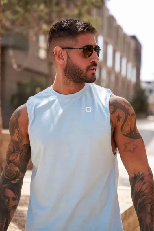 Buzz Physique Destiny Sleeveless T-Shirt - Blue sold by Buzz Physique