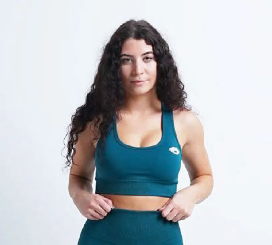 Buzz Physique Xena Bra - Teal sold by Buzz Physique