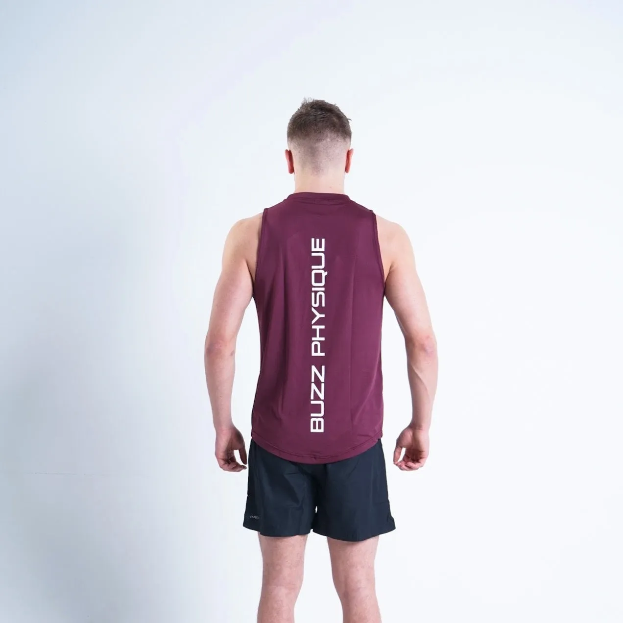 BuzzPhysique Xtreme Performance Vest - Burgundy sold by Buzz Physique product image thumbnail 2