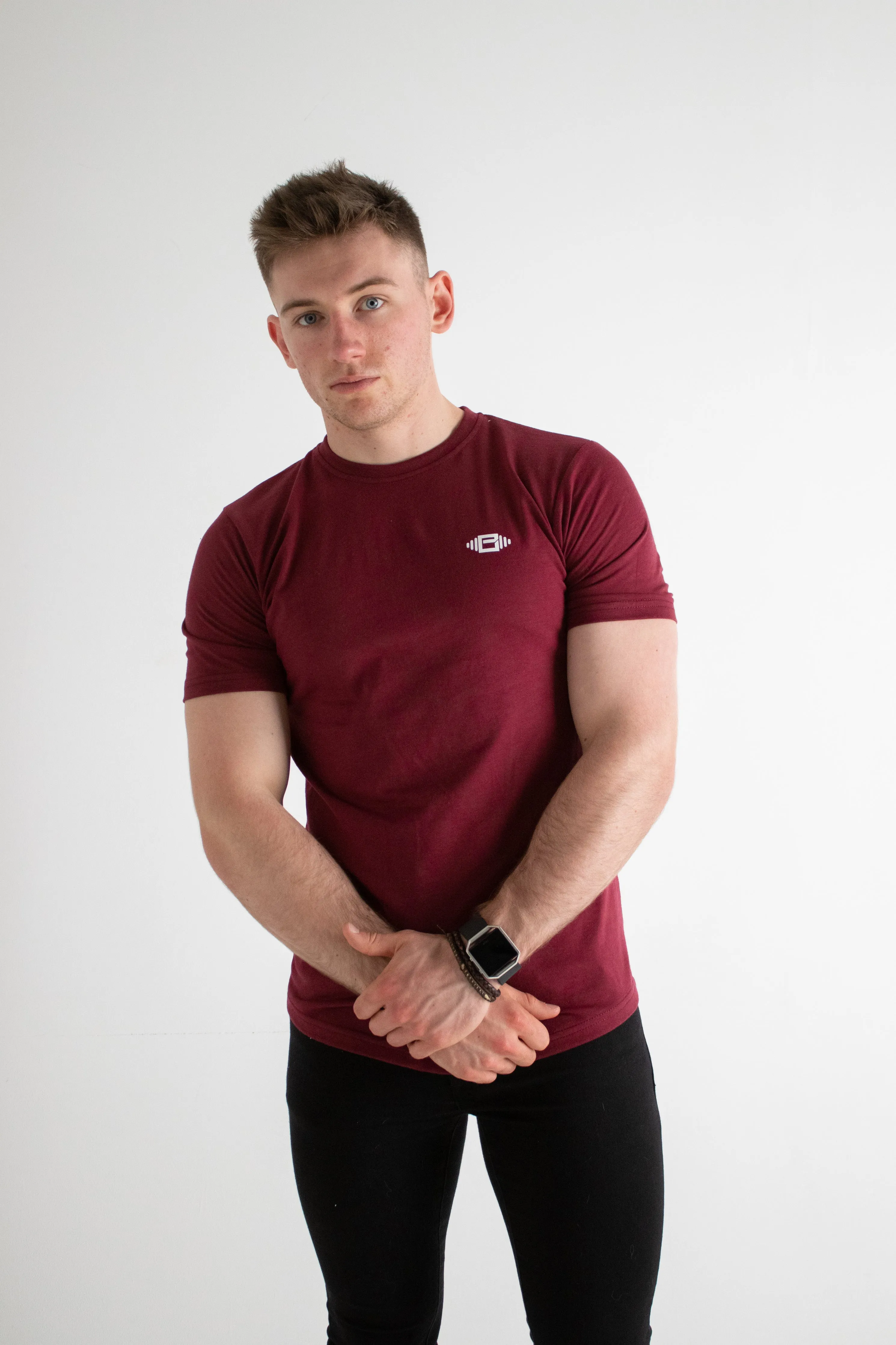 Buzz Physique Manhattan T-Shirt - Burgundy sold by Buzz Physique product image thumbnail 2