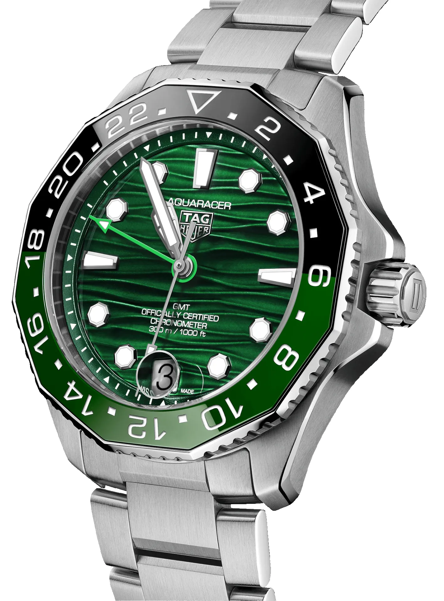 TAG Heuer Aquaracer Professional 300 GMT Bracelet Watch sold by C.W. Sellors product image thumbnail 5