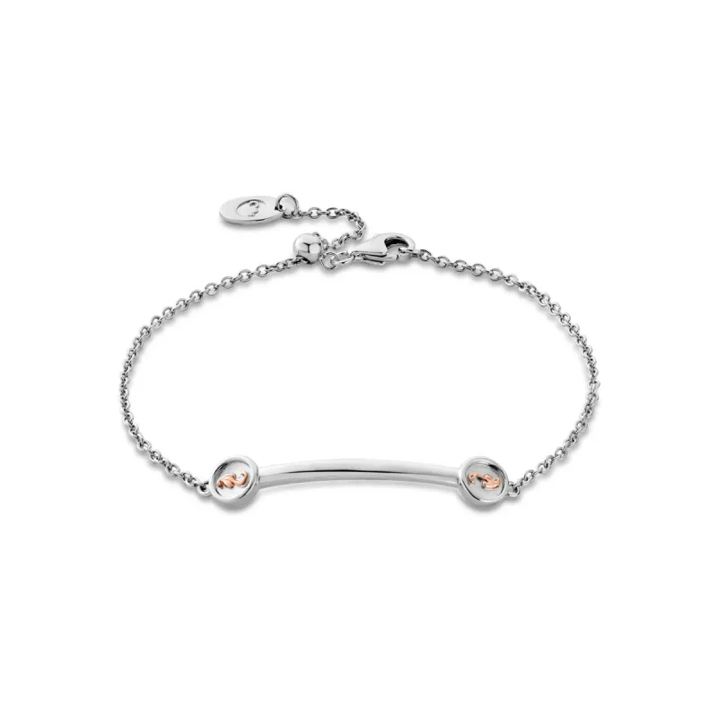 Clogau Tree of Life Insignia Curve Silver Bracelet sold by C.W. Sellors