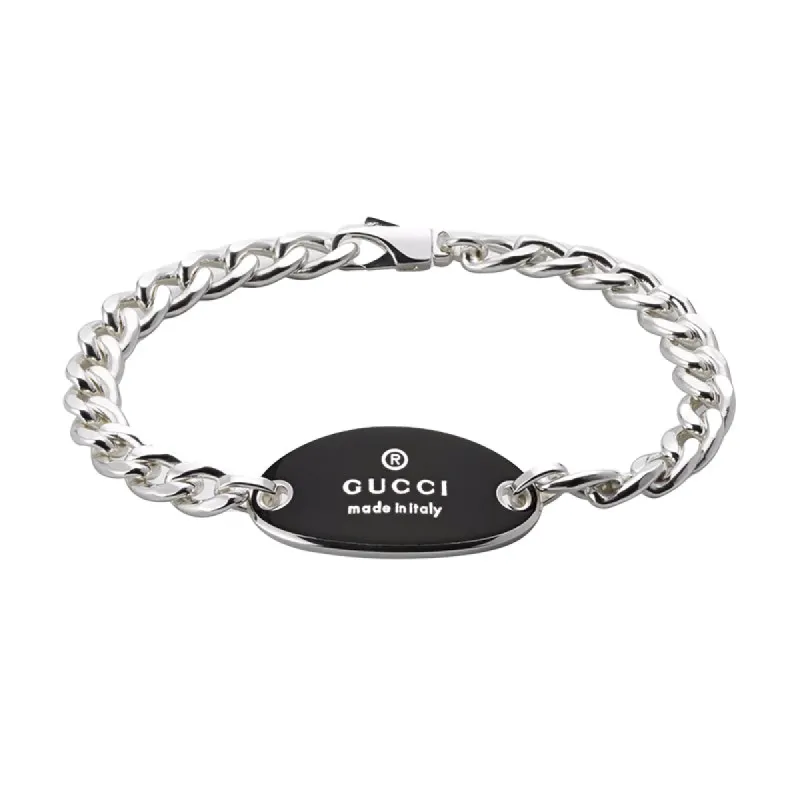 Gucci Trademark Sterling Silver Bracelet sold by C.W. Sellors
