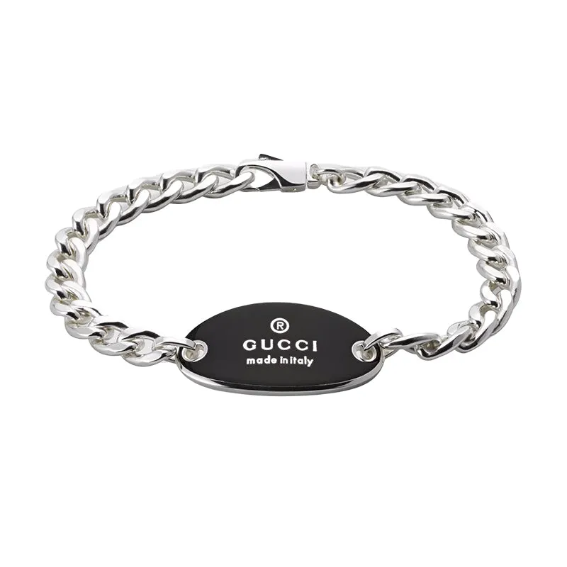 Gucci Trademark Sterling Silver Bracelet sold by C.W. Sellors