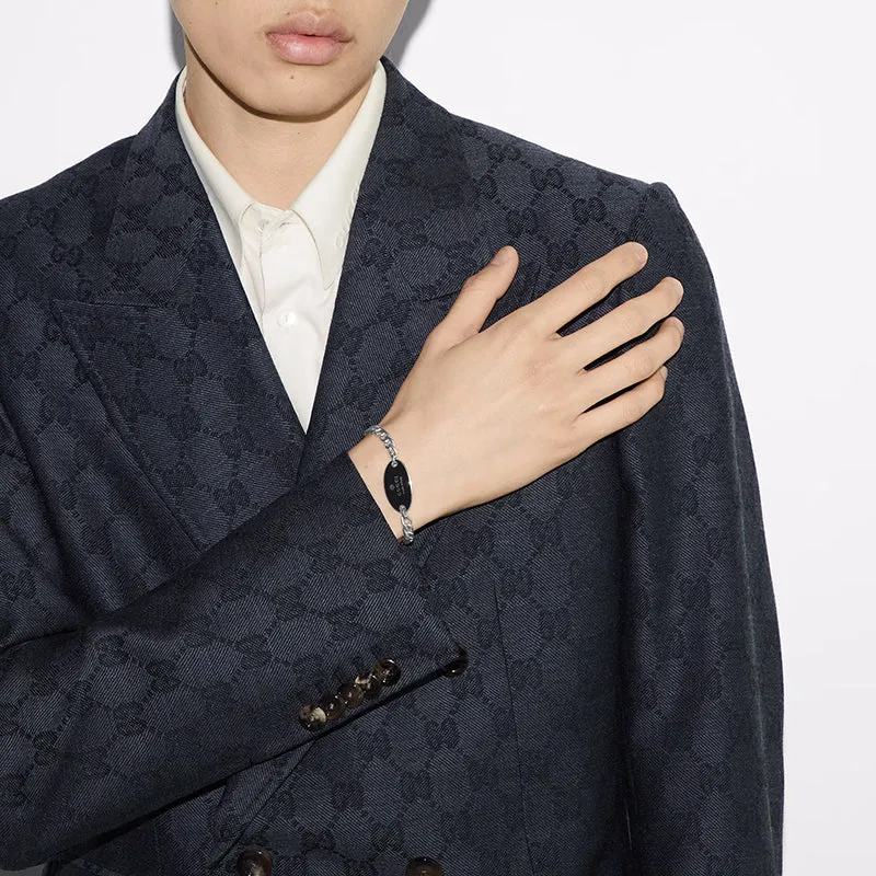 Gucci Trademark Sterling Silver Bracelet sold by C.W. Sellors product image thumbnail 2