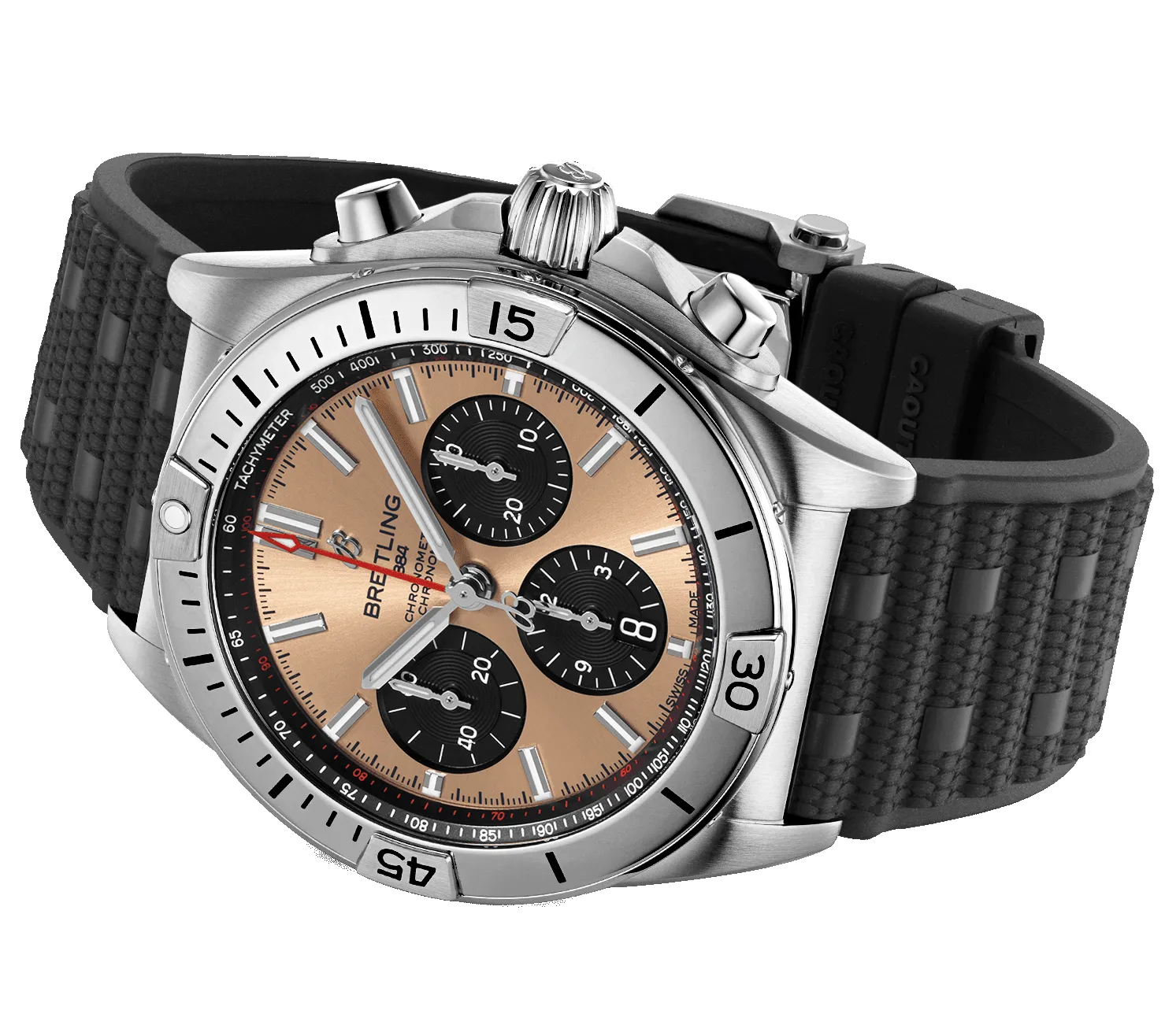 Breitling Chronomat B01 42 Gold Watch sold by C.W. Sellors product image thumbnail 4