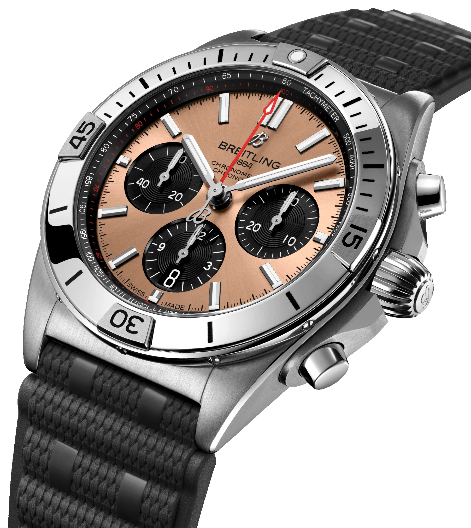 Breitling Chronomat B01 42 Gold Watch sold by C.W. Sellors product image thumbnail 3