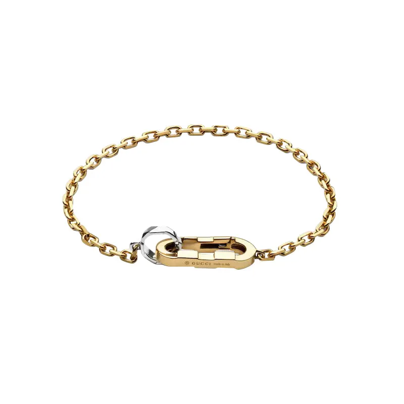 Gucci Link To Love 18ct Yellow Gold Chain Bracelet sold by C.W. Sellors
