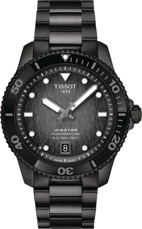 Tissot Seastar 1000 Powermatic 80 40mm Watch made by Tissot