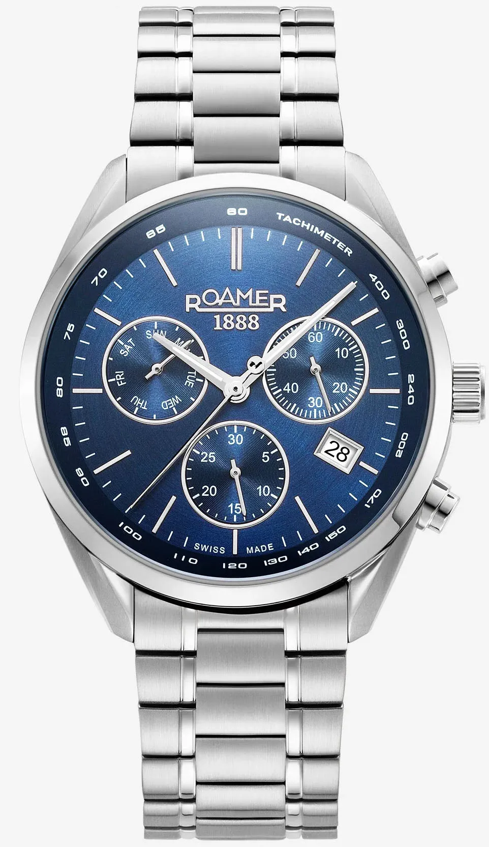 Roamer Pro Chrono Blue Watch sold by C.W. Sellors