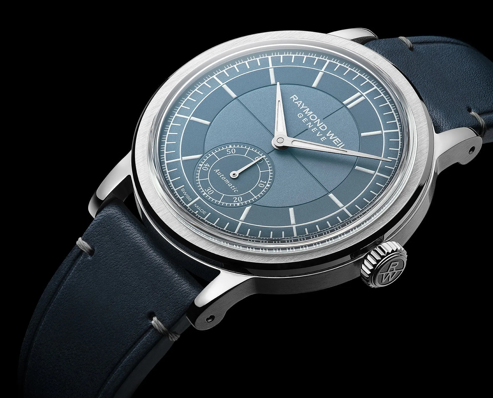Raymond Weil Millesime Small Seconds Blue Denim Watch sold by C.W. Sellors product image thumbnail 3