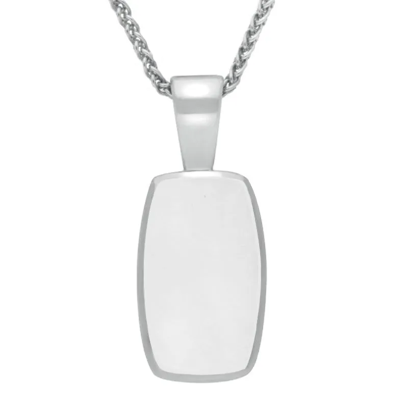 Sterling Silver Bauxite Barrel Shaped Necklace sold by C.W. Sellors