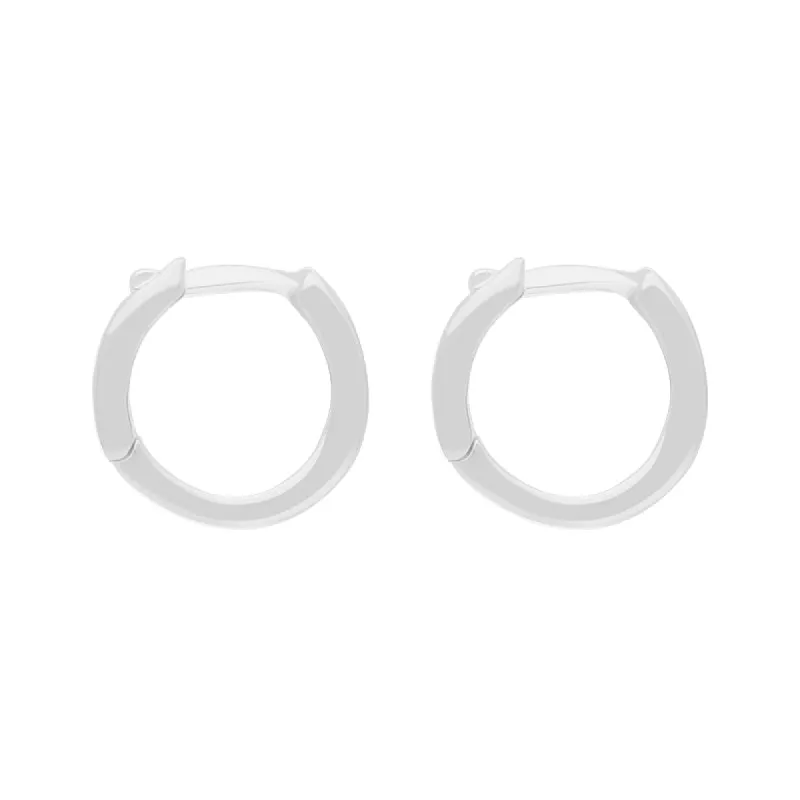 Sterling Silver 2mm Wide Small Hoop Earrings D sold by C.W. Sellors