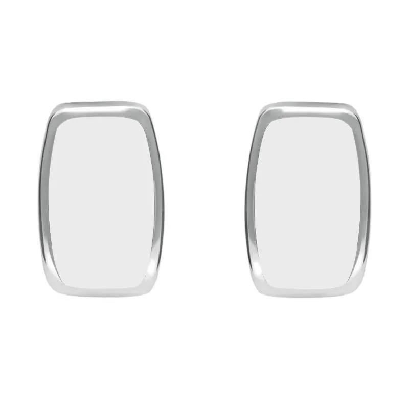 Sterling Silver Bauxite Dinky Barrel Stud Earrings sold by C.W. Sellors