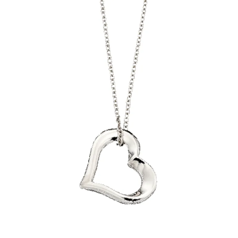 Little Star India Sterling Silver Heart Necklace D sold by C.W. Sellors