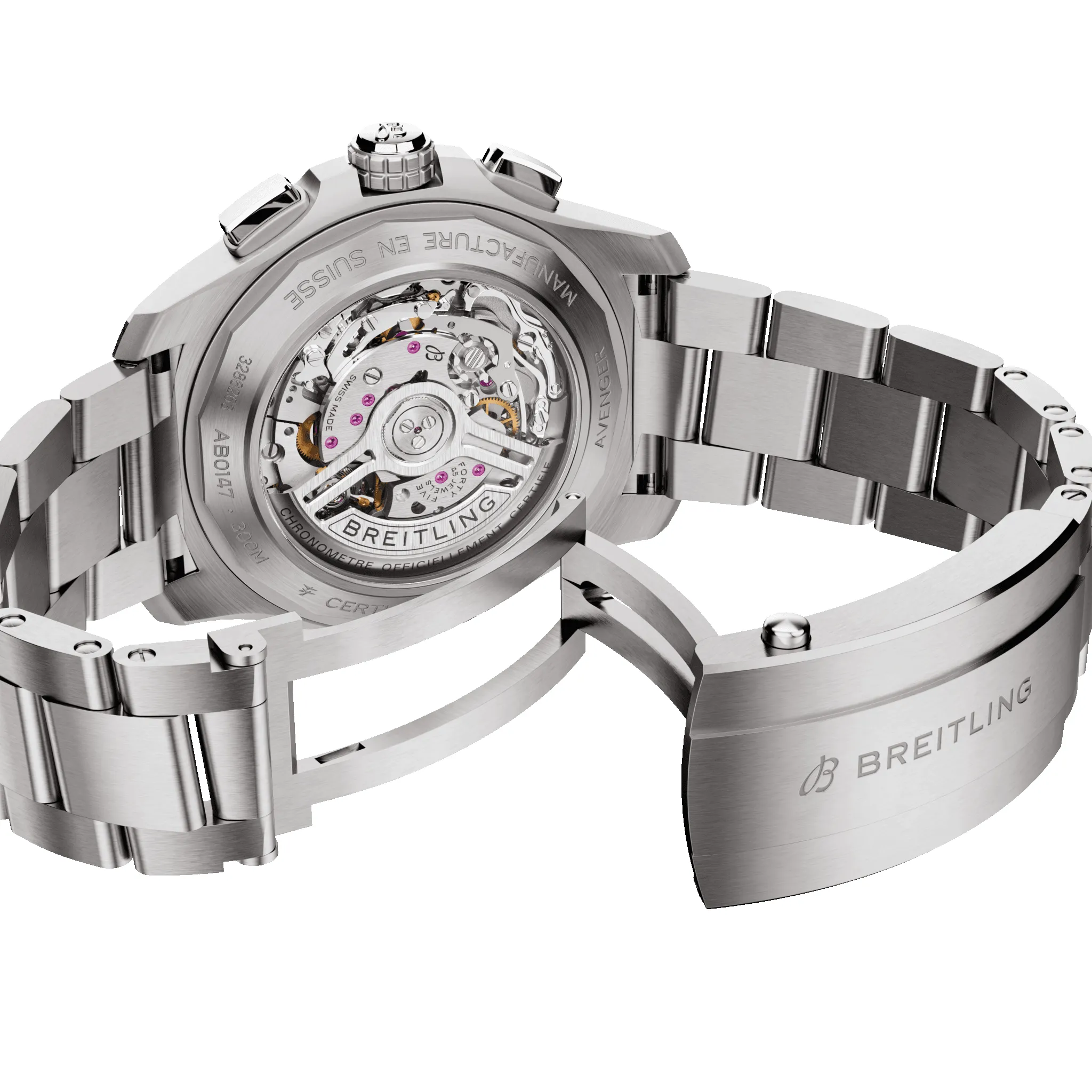 Breitling Avenger B01 Chronograph 44 Bracelet Watch sold by C.W. Sellors product image thumbnail 5