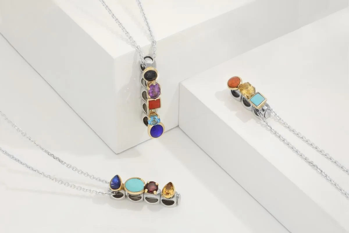 9ct Yellow Gold Sterling Silver Peridot Stepping Stones 4x7mm Oval Claw Set Charm sold by C.W. Sellors product image thumbnail 5