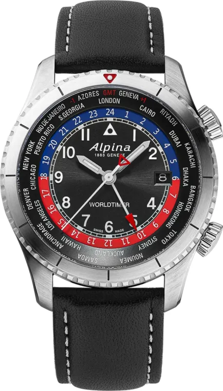 Alpina Alpina Starter Pilot Quartz Worldtimer Watch made by C.W. Sellors