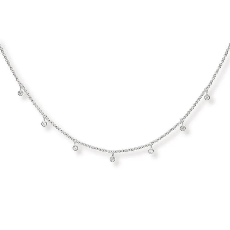 Thomas Sabo Glam And Soul Sterling Silver White Zirconia Necklace D sold by C.W. Sellors