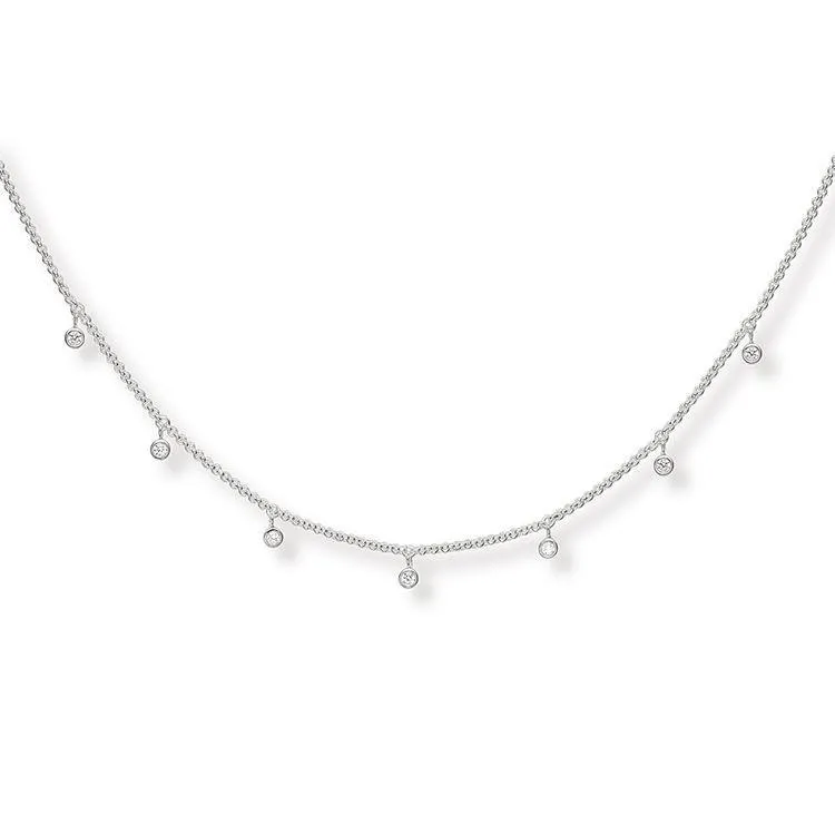 Thomas Sabo Glam And Soul Sterling Silver White Zirconia Necklace D sold by C.W. Sellors