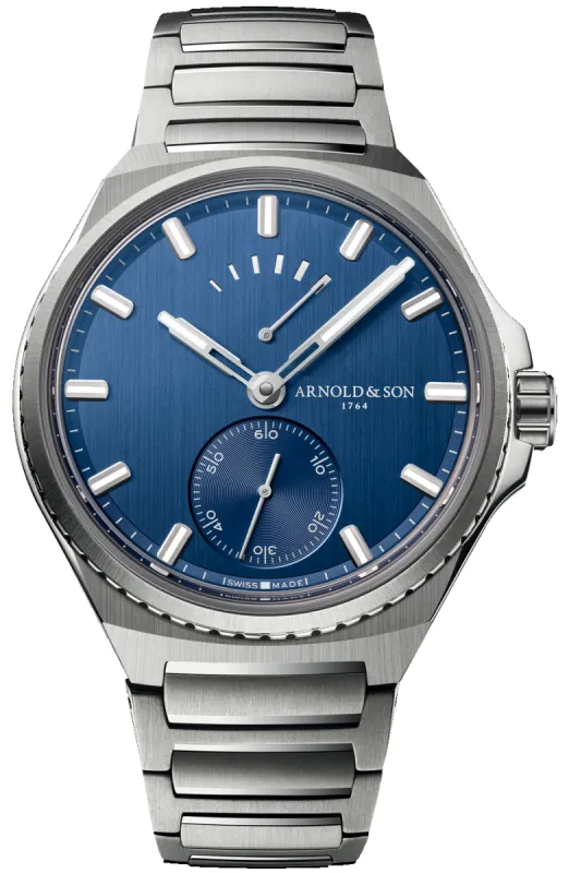 Arnold & Son Longitude Titanium Ocean Blue Watch made by C.W. Sellors