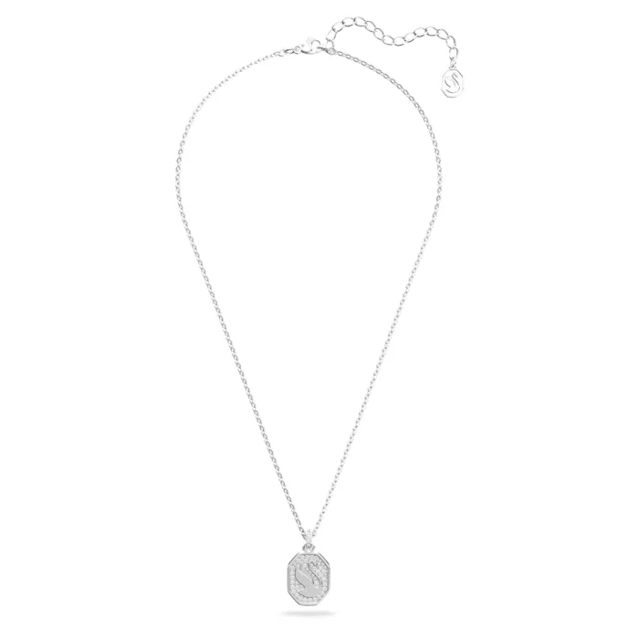 Swarovski Signum Rhodium Plated White Crystal Swan Necklace sold by C.W. Sellors product image thumbnail 2