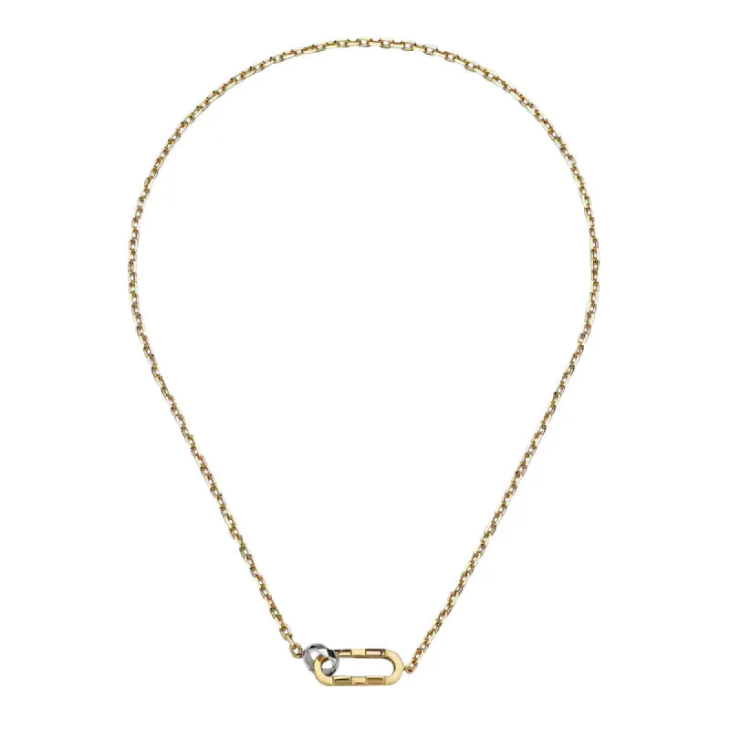 Gucci Link To Love 18ct Yellow Gold Chain Necklace D sold by C.W. Sellors