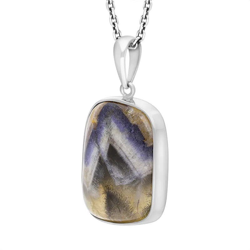 Sterling Silver Blue John Abstract Necklace D sold by C.W. Sellors product image thumbnail 2