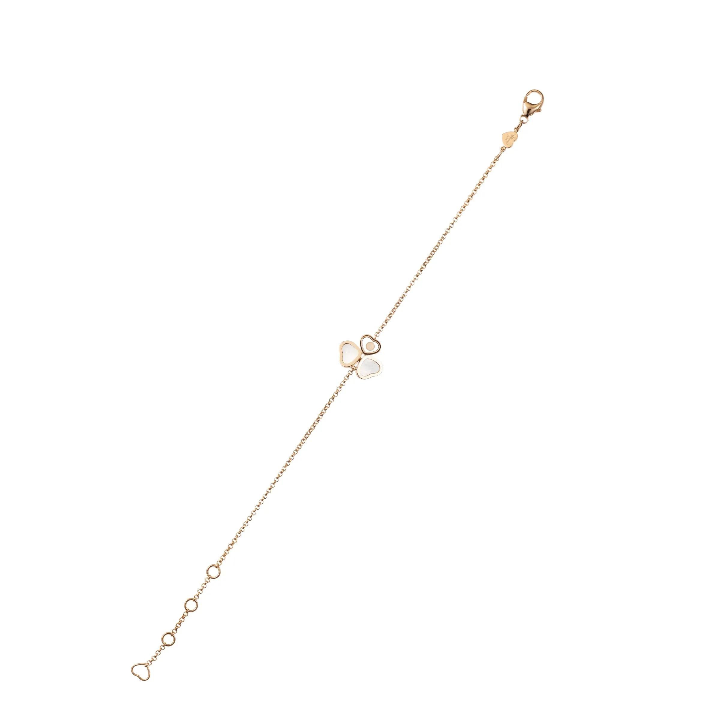 Chopard Happy Hearts Wings 18ct Rose Gold Mother Of Pearl Bracelet sold by C.W. Sellors product image thumbnail 3