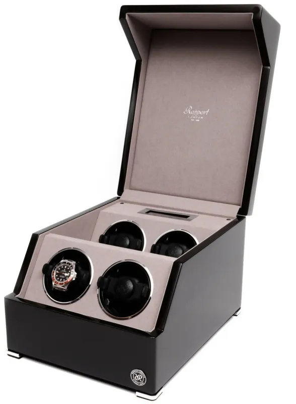 Rapport Watch Winder Perpetua III Quad Ebony made by C.W. Sellors
