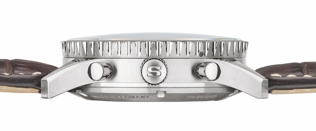 Sinn 903 St BE II Navigation Tan Leather Watch sold by C.W. Sellors product image thumbnail 5