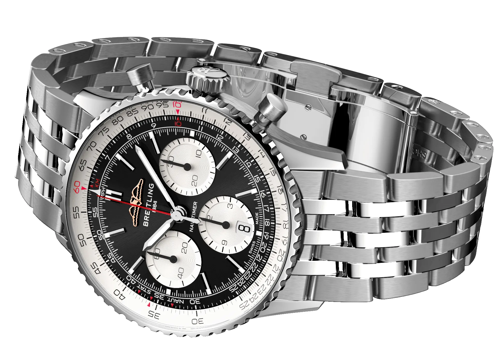 Breitling Navitimer B01 Chronograph 41 Bracelet Watch sold by C.W. Sellors product image thumbnail 5