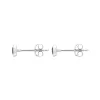 18ct White Gold Aquamarine Stud Earrings sold by C.W. Sellors