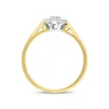 18ct Yellow Gold 0.23ct Diamond Cluster Ring sold by C.W. Sellors