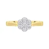18ct Yellow Gold 0.23ct Diamond Cluster Ring sold by C.W. Sellors