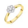 18ct Yellow Gold 0.23ct Diamond Cluster Ring sold by C.W. Sellors