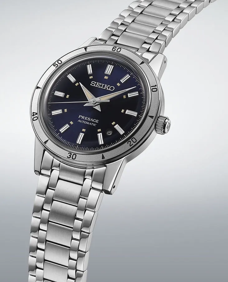 Seiko Presage Presage Style 60s Elegant Yet Rugged Navy sold by C.W. Sellors product image thumbnail 3