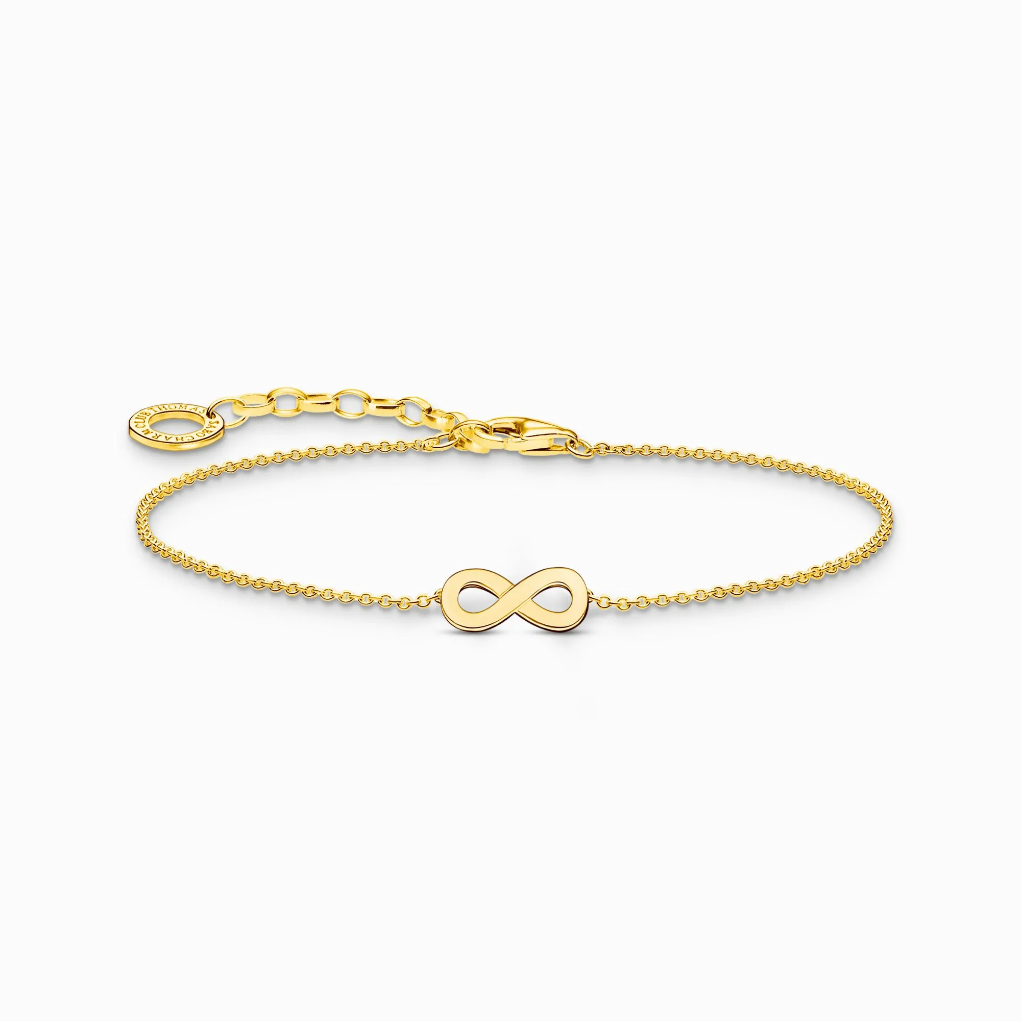 Thomas Sabo Gold Plated Sterling Silver Infinity Bracelet sold by C.W. Sellors