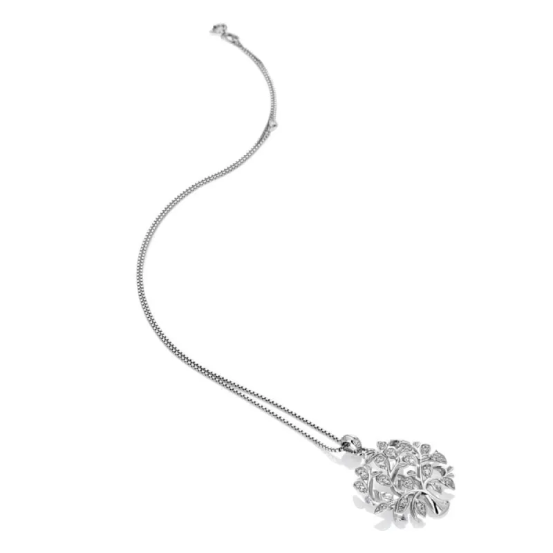 Hot Diamonds Nurture Sterling Silver Pendant D Necklace D sold by C.W. Sellors