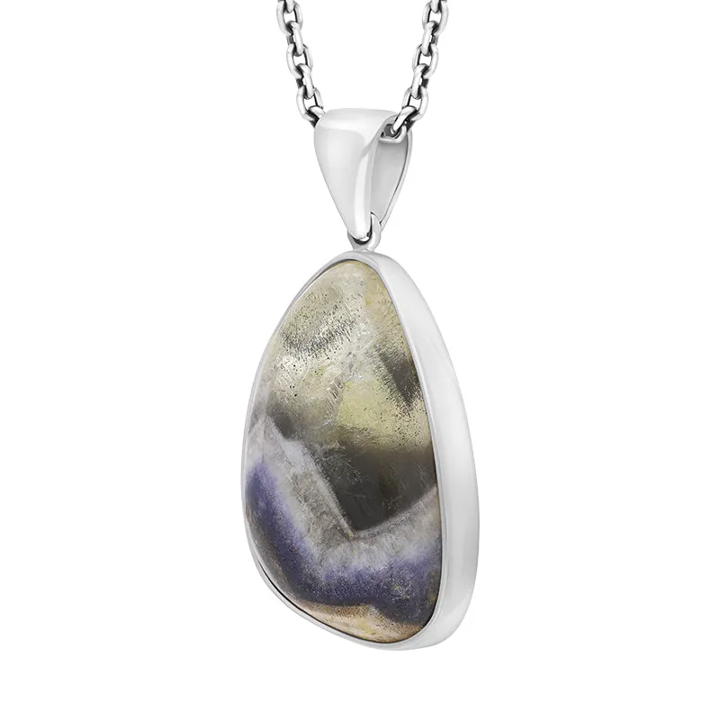 Sterling Silver Blue John Abstract Necklace D sold by C.W. Sellors product image thumbnail 2