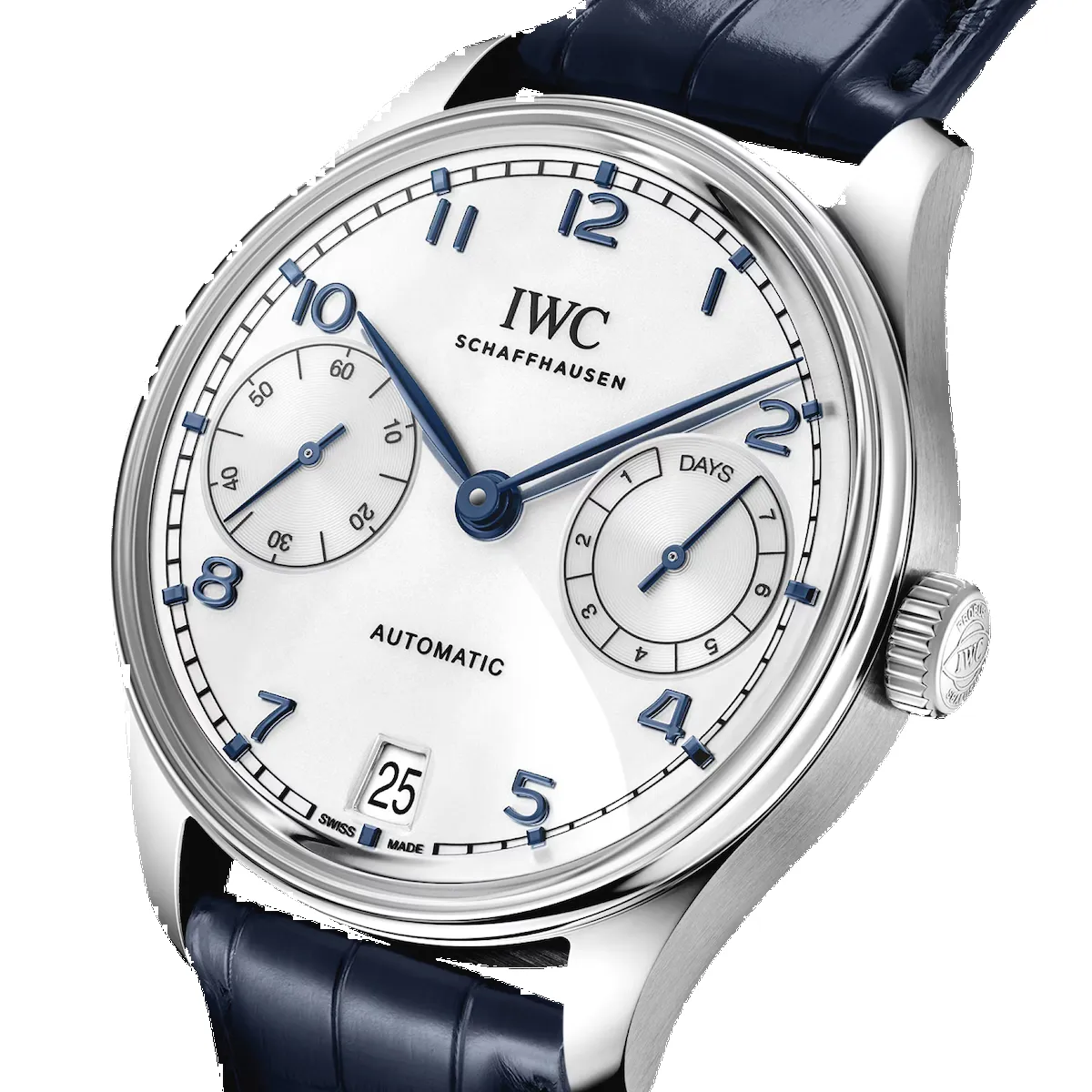 IWC Portugieser Automatic 42 Silver Moon Watch sold by C.W. Sellors product image thumbnail 5