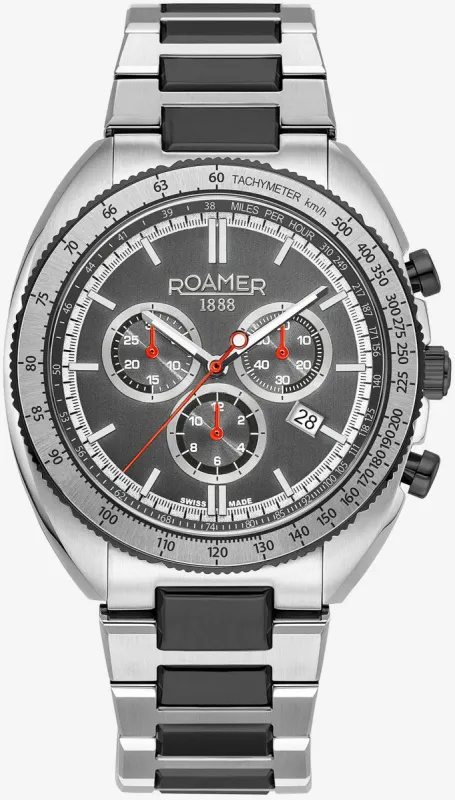 Roamer Power Chrono Black Watch sold by C.W. Sellors