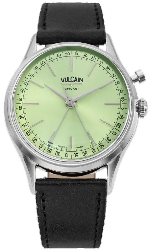 Vulcain Cricket President 36mm Pistachio Green Watch sold by C.W. Sellors