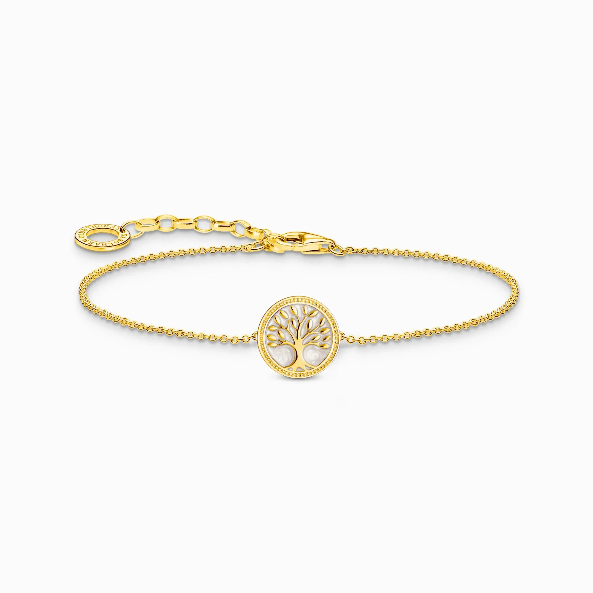 Thomas Sabo Gold Plated Sterling Silver Tree of Love Bracelet sold by C.W. Sellors